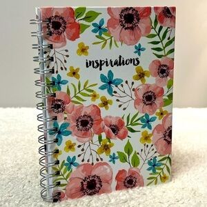 C.R. Gibson "Floral Inspirations" Spiral Bound, Lined Page Journal Notebook